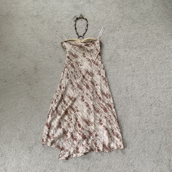 Sangria Beaded Halter Dress - Picture 6 of 9